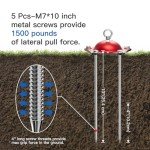 360° Swivel Dog Tie Out Stake for Yard