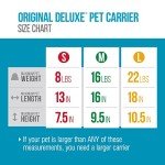 Black Medium Sherpa Deluxe Travel Pet Carrier