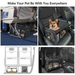 Collapsible Soft Pet Carrier for Travel, Black