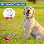 360° Swivel Dog Tie Out Stake for Yard