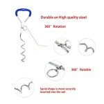 Dog Tie Out Cable and Stake for Large Dogs