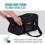 Black Medium Sherpa Deluxe Travel Pet Carrier