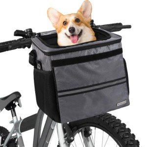 Starry Sky Dog Bike Basket and Carrier