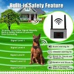 Wireless Electric Dog Fence System with Rechargeable Collar