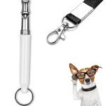 Adjustable White Dog Whistle for Silent Training