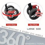 Folding Dog Stroller with Cup Holders - Black