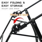 Folding Dog Stroller with Cup Holders - Black