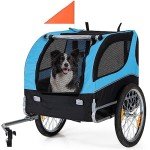 HAPPAWS Dog Bicycle Trailer with Easy Access Doors