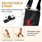 Adjustable Dog Lift Harness for Rear Leg Support