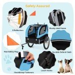 HAPPAWS Dog Bicycle Trailer with Easy Access Doors