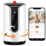 Smart Pet Camera with Treat Dispenser & 2-Way Audio