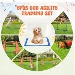 Puppy Agility Training Kit with Tunnel and Hurdles