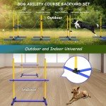 4-Piece Dog Agility Training Equipment Set