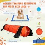 Puppy Agility Training Kit with Tunnel and Hurdles