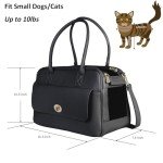 Stylish Soft-Sided Pet Carrier Bag for Travel