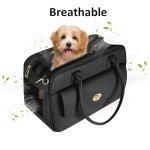 Stylish Soft-Sided Pet Carrier Bag for Travel