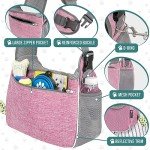 PetAmi Adjustable Soft Dog Sling Carrier - Pink