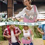 PetAmi Adjustable Soft Dog Sling Carrier - Pink