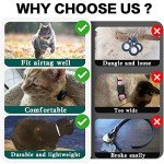 Reflective Breakaway Collar for Cats with AirTag