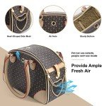 Fashionable PU Leather Dog Handbag Tote Bag