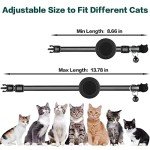 Reflective Breakaway Collar for Cats with AirTag