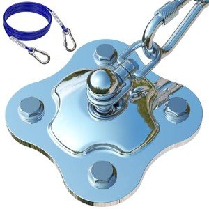 Heavy-Duty Dog Tie Out Cable and Stake 30FT