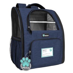 PetAmi Airline-Approved Dog Backpack Carrier – Navy
