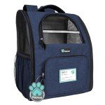 PetAmi Airline-Approved Dog Backpack Carrier – Navy