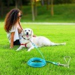 15FT Dog Tie Out Cable and Heavy Duty Stake