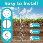 15FT Dog Tie Out Cable and Heavy Duty Stake