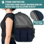 PetAmi Airline-Approved Dog Backpack Carrier – Navy