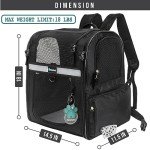 PetAmi Ventilated Dog and Cat Backpack Carrier