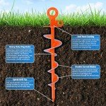 Heavy Duty Dog Tie Out Stake, 15 Inch