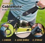 Heavy Duty Dog Tie Out Cable & Stake 10ft