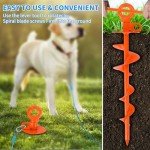 Heavy Duty Dog Tie Out Stake, 15 Inch