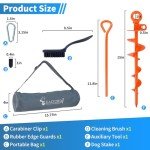 Heavy Duty Dog Tie Out Stake, 15 Inch