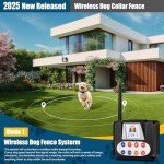 NBSUN Wireless Dog Fence System with Remote Collar