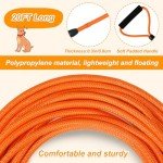 20FT Floating Dog Training Leash with Comfortable Handle