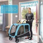 Blue Dog Stroller for Large and Medium Pets