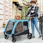 Blue Dog Stroller for Large and Medium Pets
