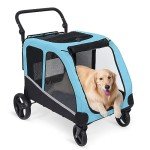 Blue Dog Stroller for Large and Medium Pets