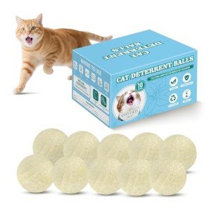 10 Pack Natural Cat Repellent Essential Oil Balls