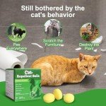 Eco-Friendly Peppermint Cat Repellent Balls, 10 Pack