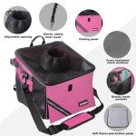 Pet Carrier Bicycle Basket Bag for Dogs & Cats