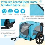 Danrelax Large Dog Bike Trailer for Small Dogs