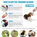 2 Pack Pet Training Clicker Set (Red & Yellow)