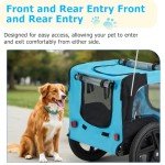 Danrelax Large Dog Bike Trailer for Small Dogs