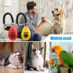 2 Pack Pet Training Clicker Set (Red & Yellow)