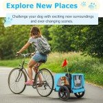 Danrelax Large Dog Bike Trailer for Small Dogs