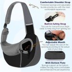 Pawaboo Hands-Free Dog Sling Carrier in Dark Gray